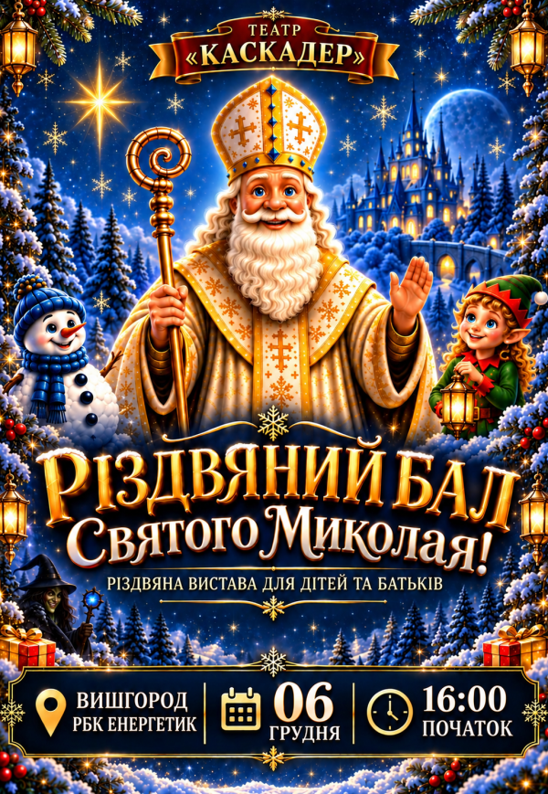 Вистава "Різдвяний бал Святого Миколая"